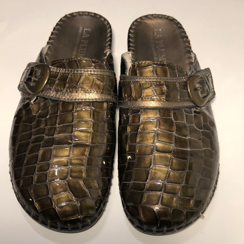LaPlume Leather Mules